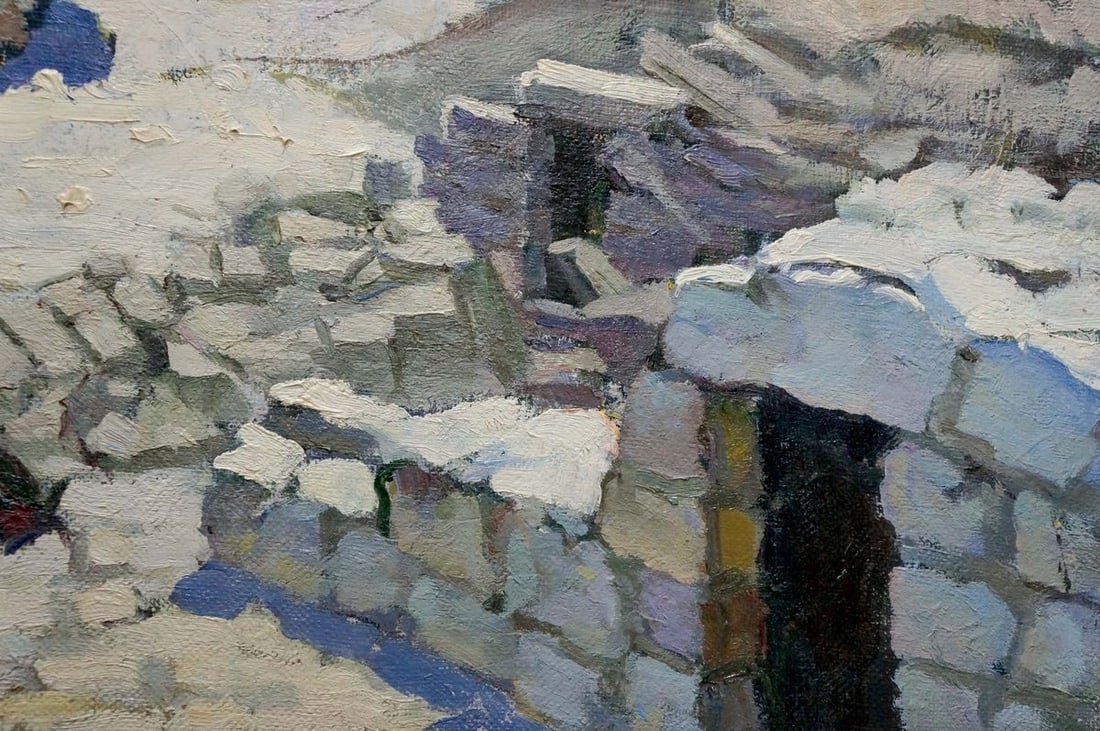 Oil painting Ruin Karas Joseph Ilyich - 5