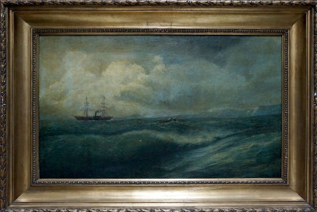 Oil painting Raging sea (1 of 8)