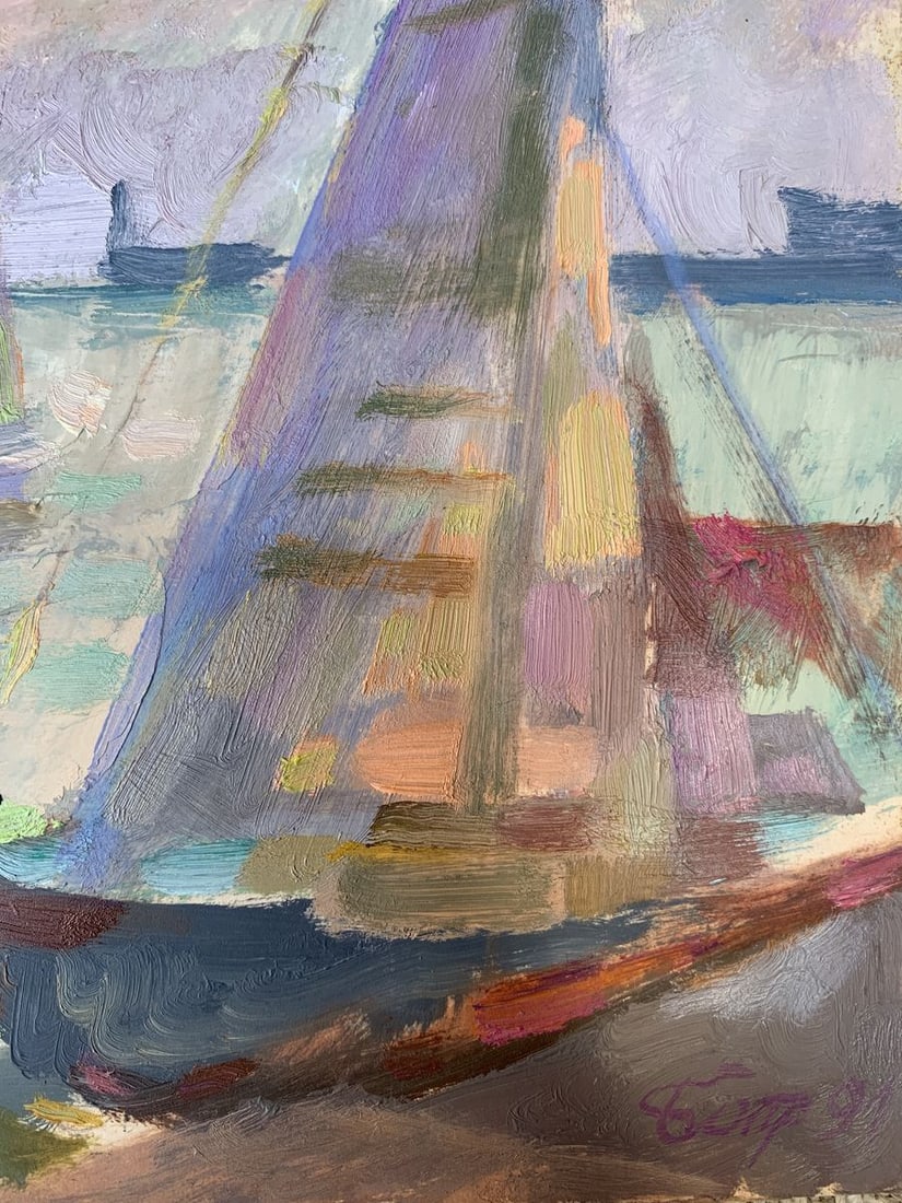 Oil painting Evening Batrakov Vladimir Grigorievich - 11