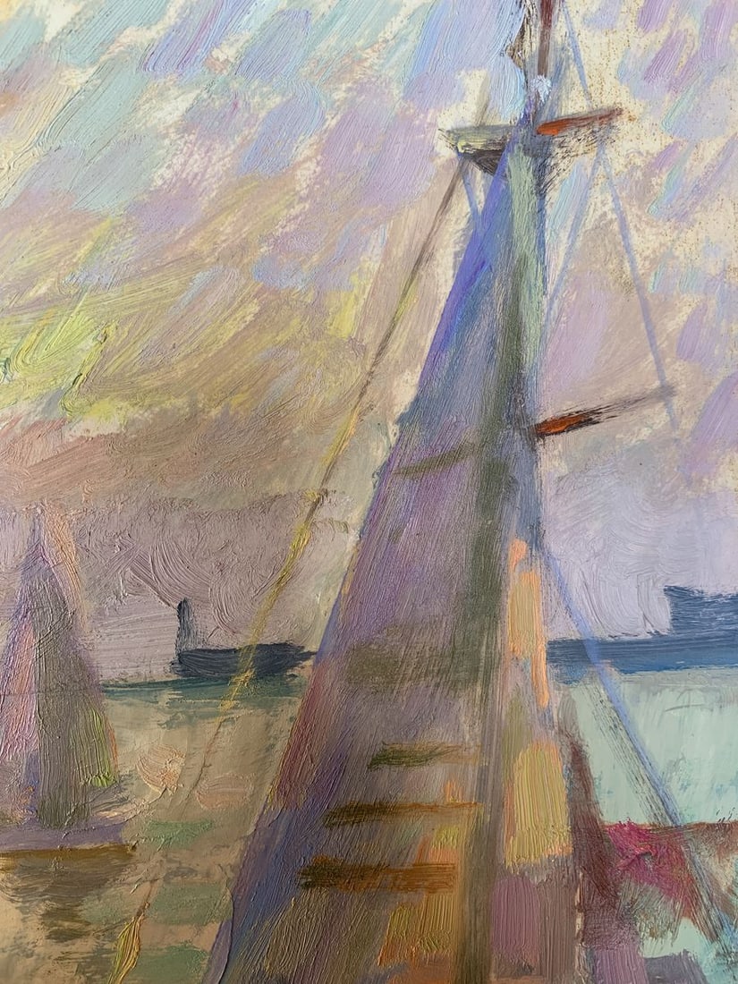 Oil painting Evening Batrakov Vladimir Grigorievich - 7