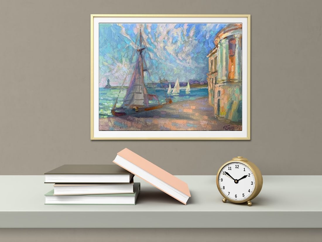 Oil painting White sea Batrakov Vladimir Grigorievich - 2