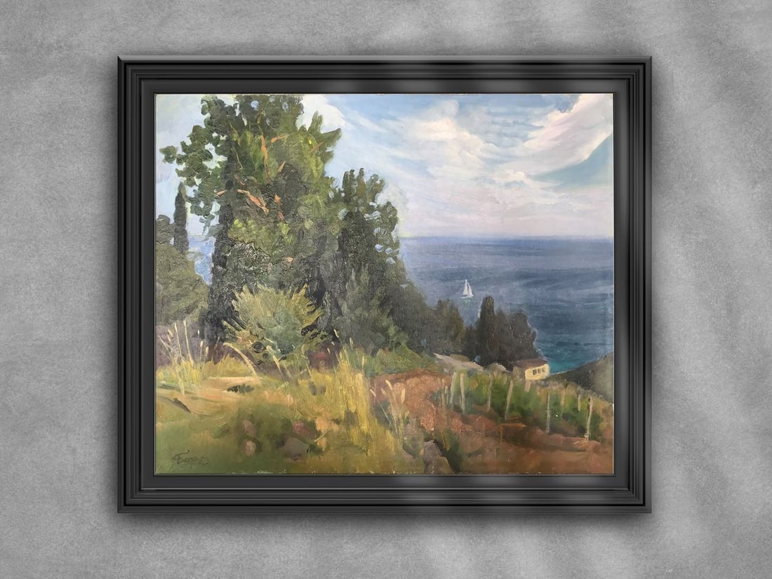 Oil painting Near the Black Sea Batrakov Vladimir Grigorievich - 3