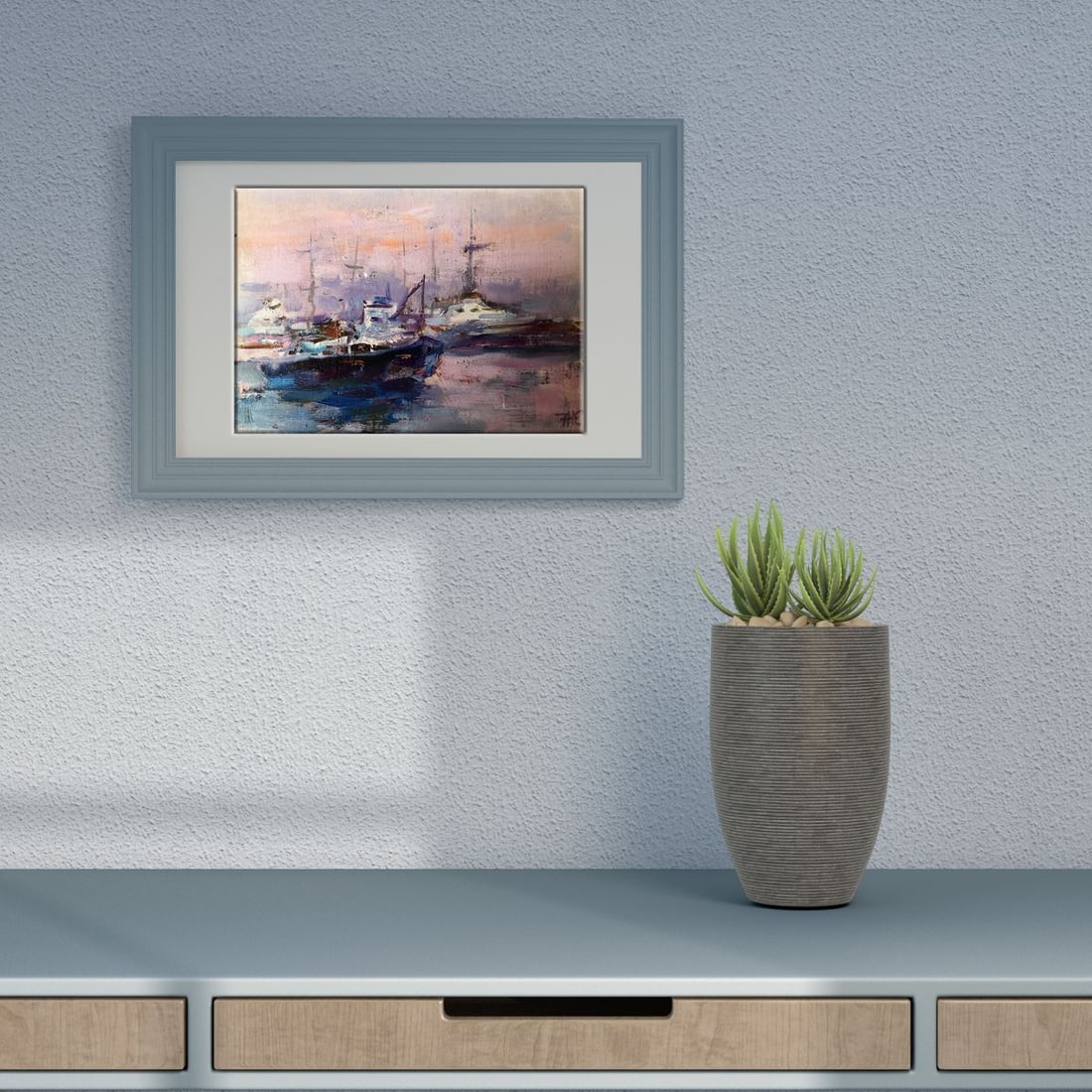 Oil painting Yacht club Kuzeminsky Nikolay Borisovich - 2