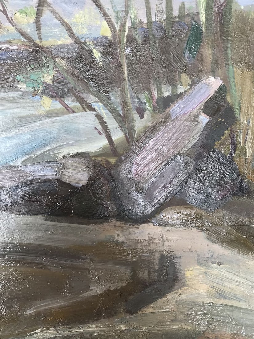 Oil painting Storm Unknown artist - 11