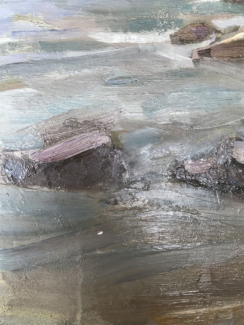 Oil painting Storm Unknown artist - 9