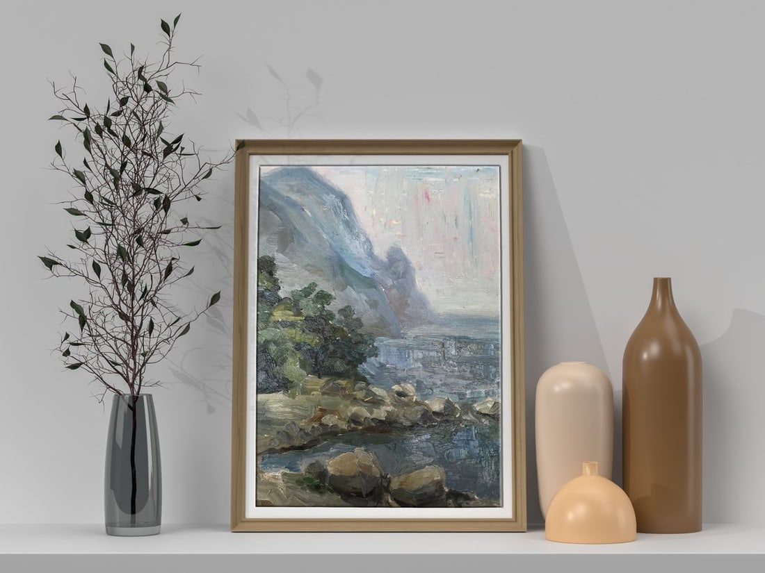 Oil painting In the mountains Ogienko N. - 2