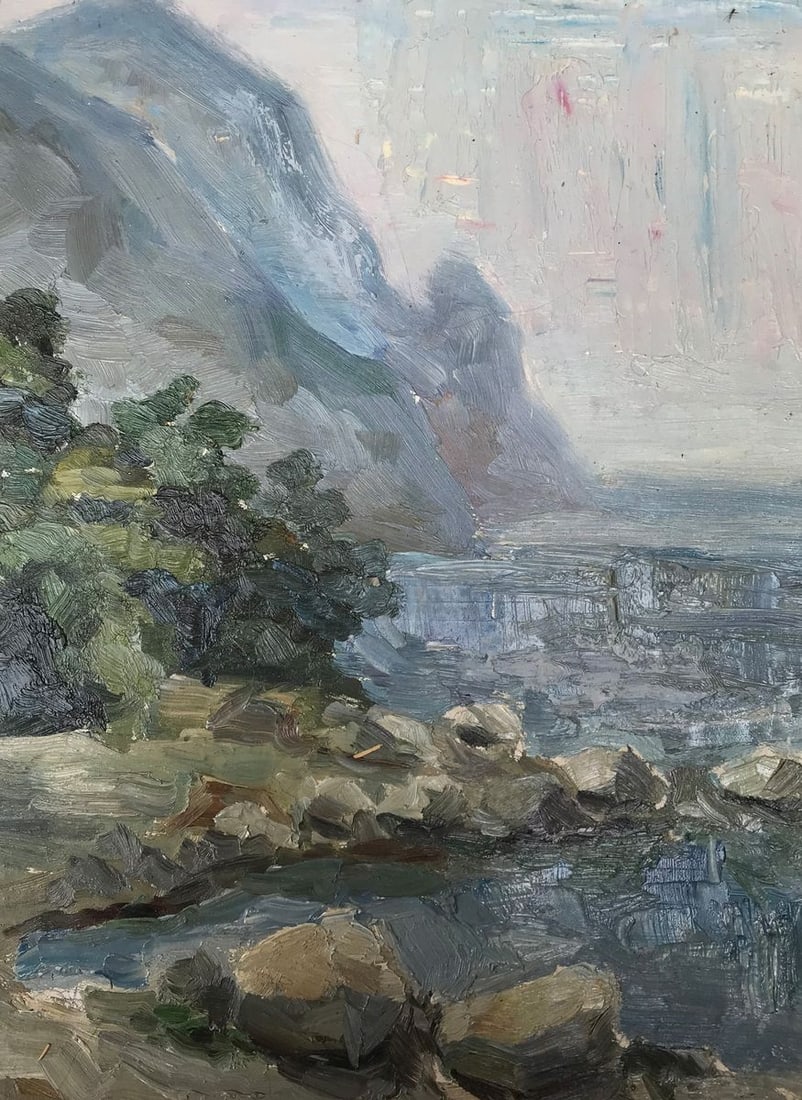 Oil painting In the mountains Ogienko N. - 4