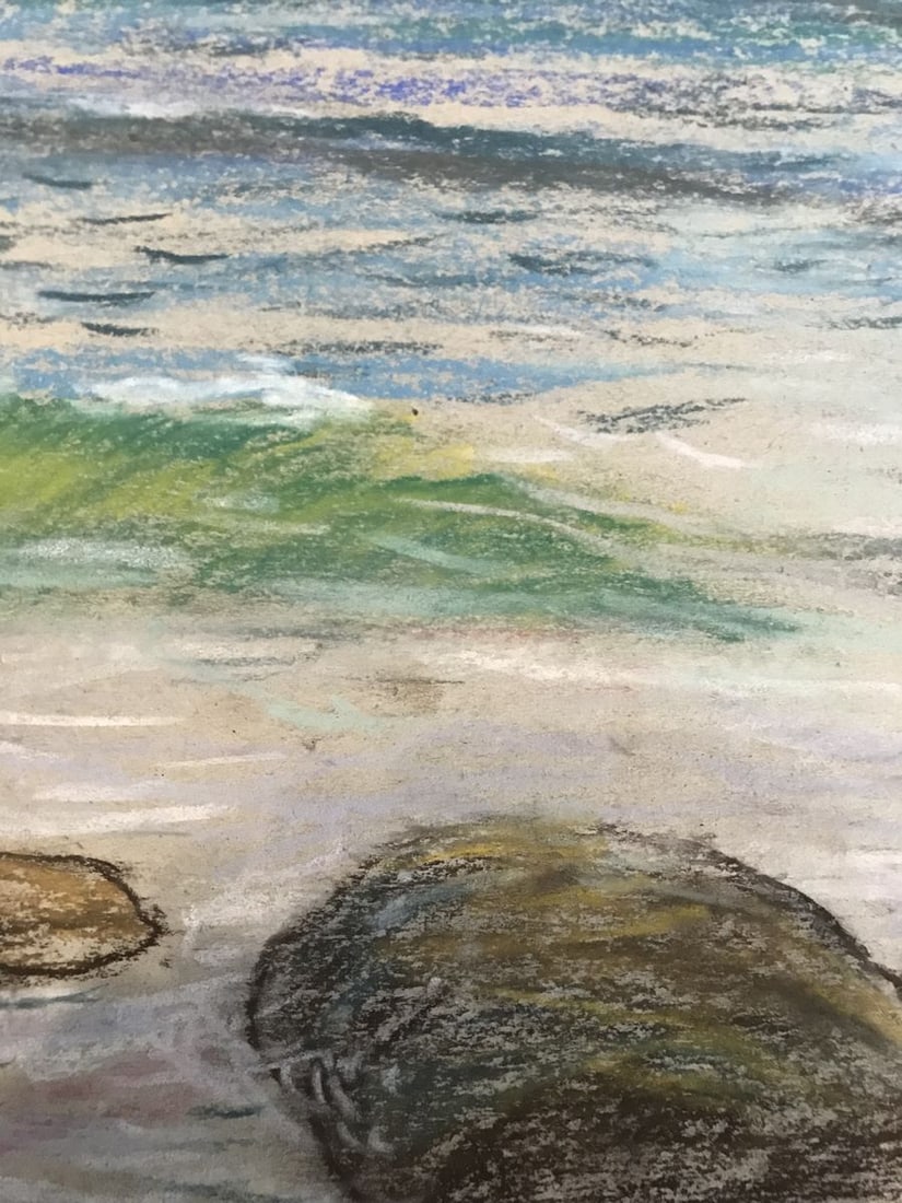 Pencils painting On the Black Sea Wihyrovskii Victor - 10