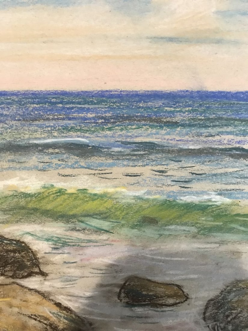 Pencils painting On the Black Sea Wihyrovskii Victor - 9