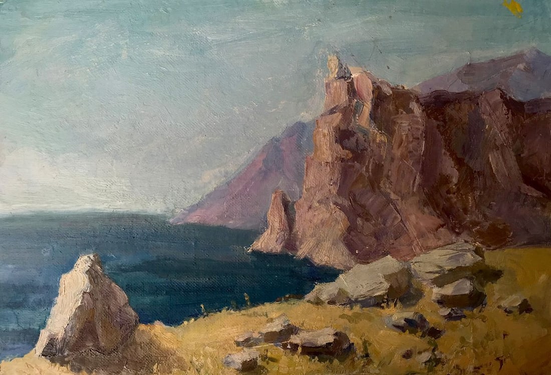 Oil painting Black Sea Unknown artist - 4