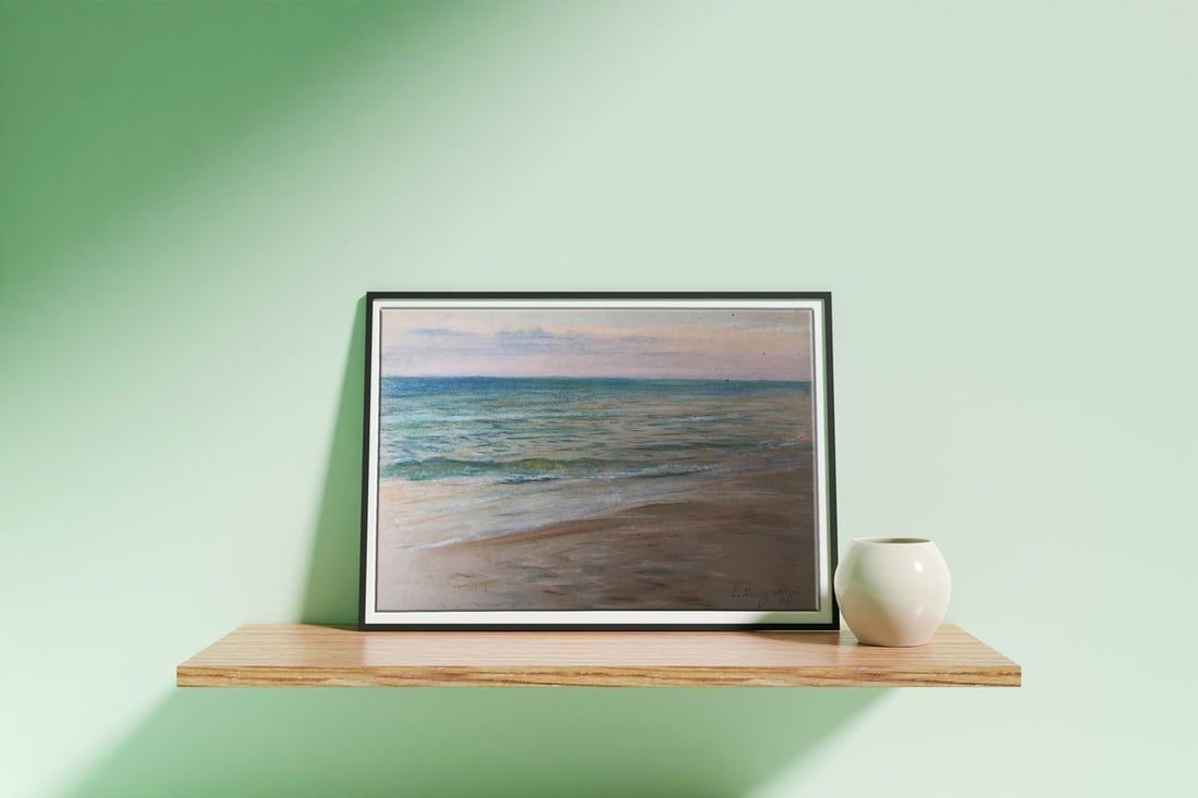 Pencils painting Seascape Wihyrovskii Victor - 2