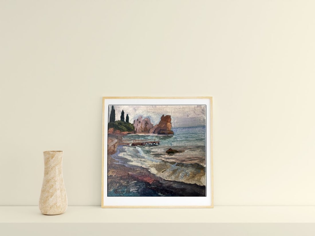 Oil painting Morning in Gurzuf Batrakov Vladimir Grigorievich - 3