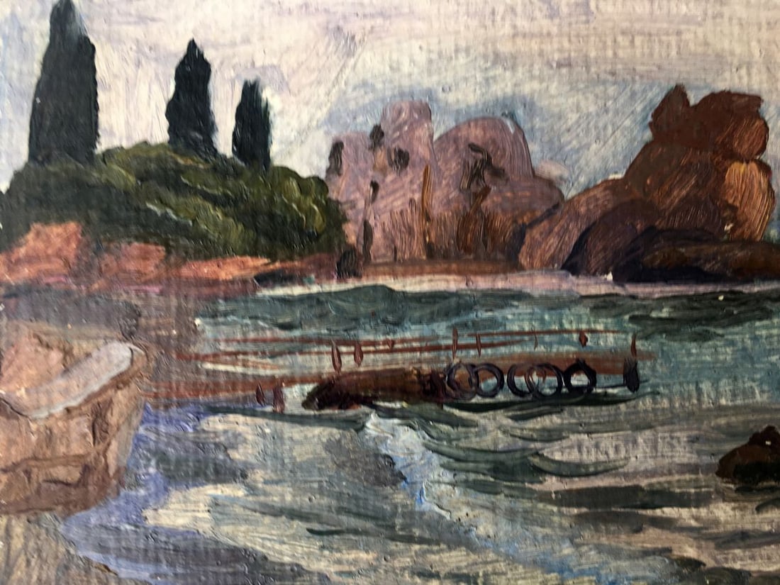 Oil painting Morning in Gurzuf Batrakov Vladimir Grigorievich - 4