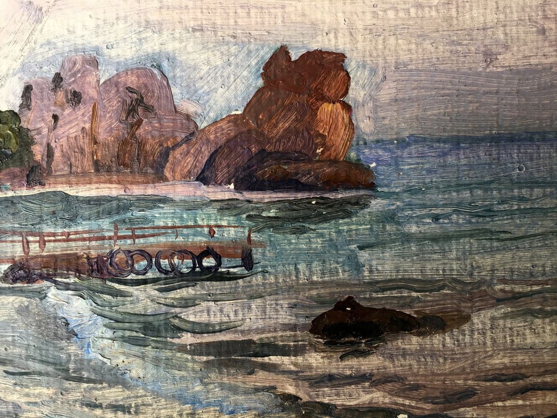 Oil painting Morning in Gurzuf Batrakov Vladimir Grigorievich - 5