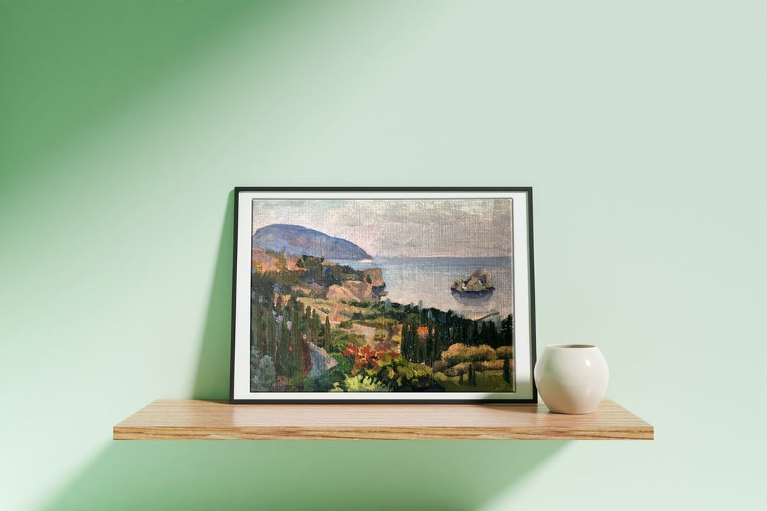 Oil painting Near the mountain Batrakov Vladimir Grigorievich - 3