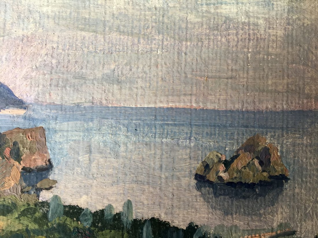 Oil painting Near the mountain Batrakov Vladimir Grigorievich - 6