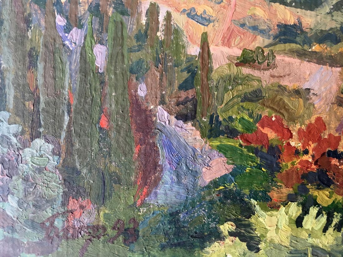 Oil painting Near the mountain Batrakov Vladimir Grigorievich - 7