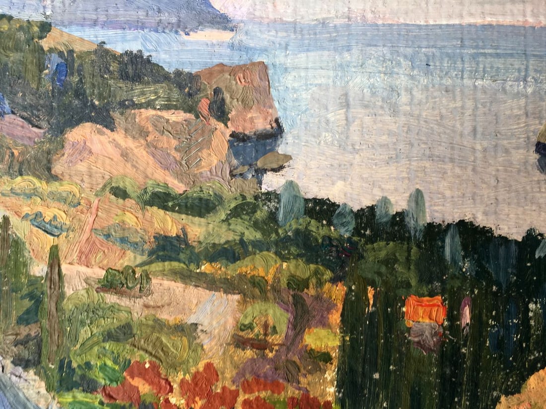 Oil painting Near the mountain Batrakov Vladimir Grigorievich - 9