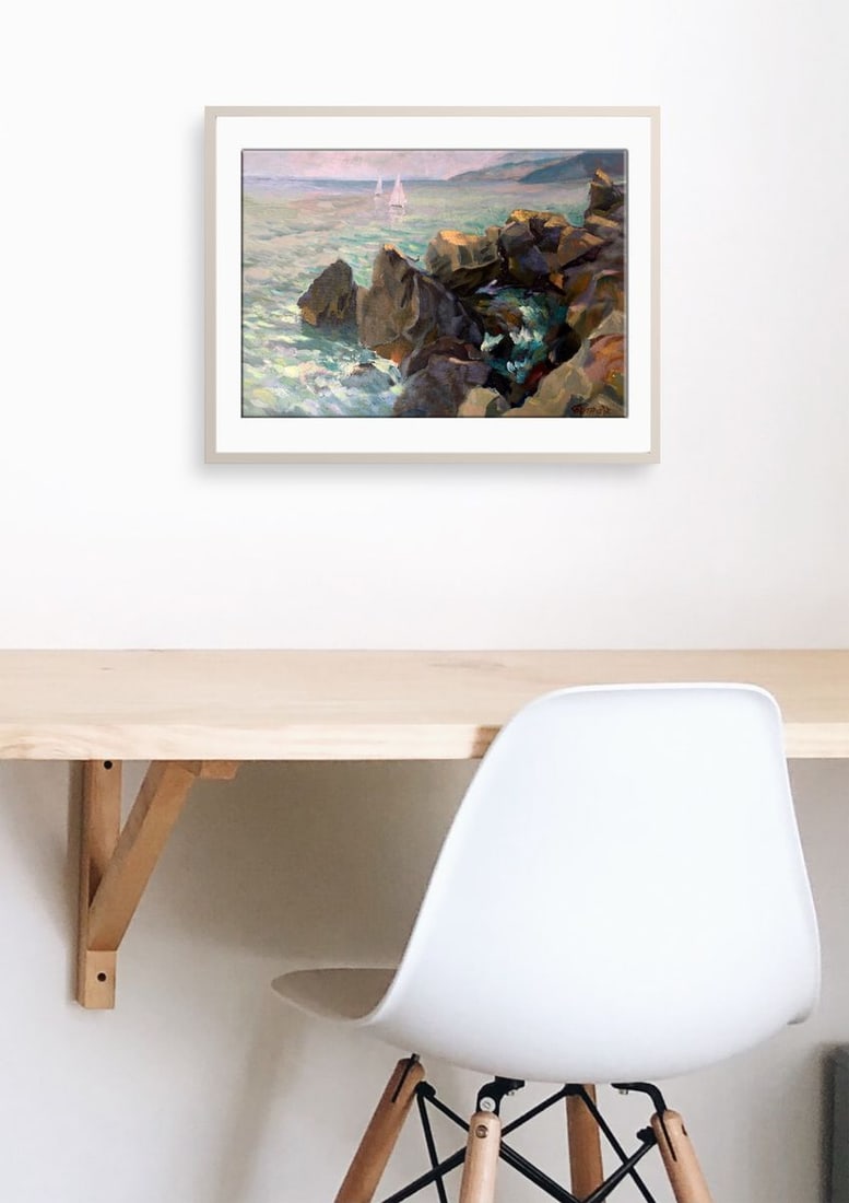 Oil painting Morning near the sea Batrakov Vladimir Grigorievich - 2