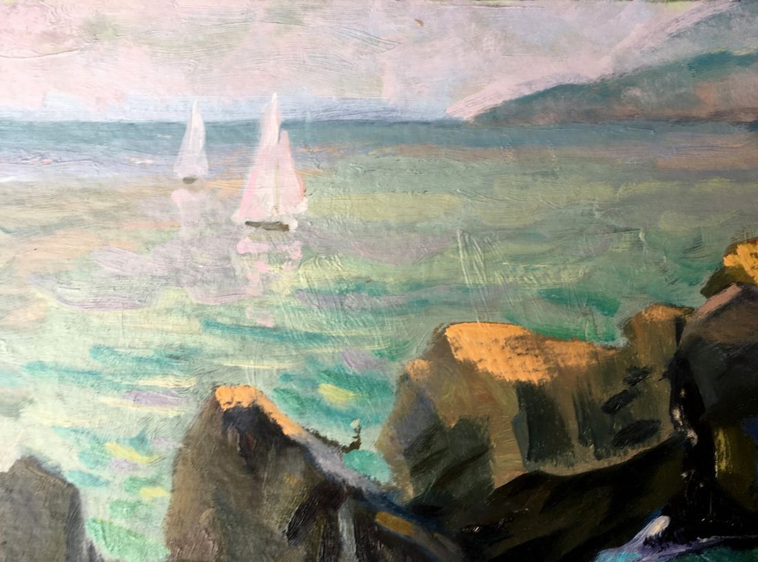 Oil painting Morning near the sea Batrakov Vladimir Grigorievich - 5