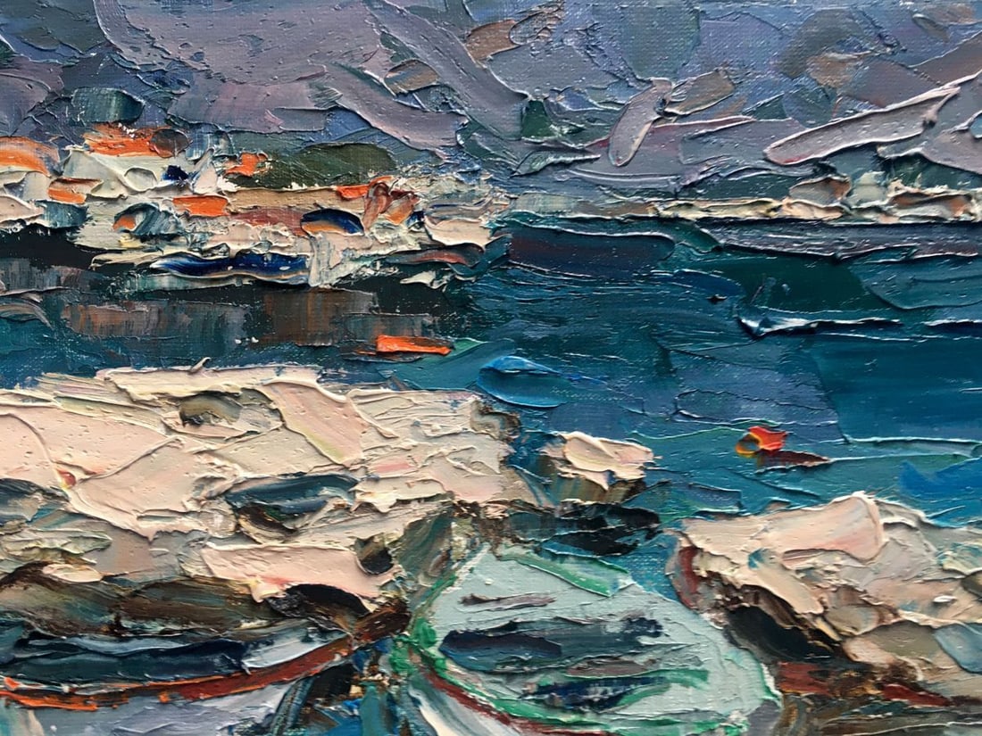 Oil painting Boats Alexander Nikolaevich Cherednichenko - 5