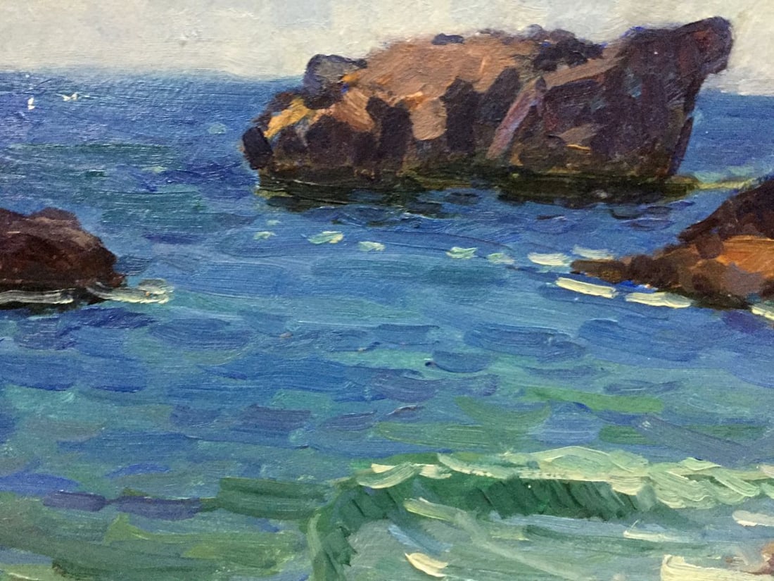 Oil painting Calm sea - 3