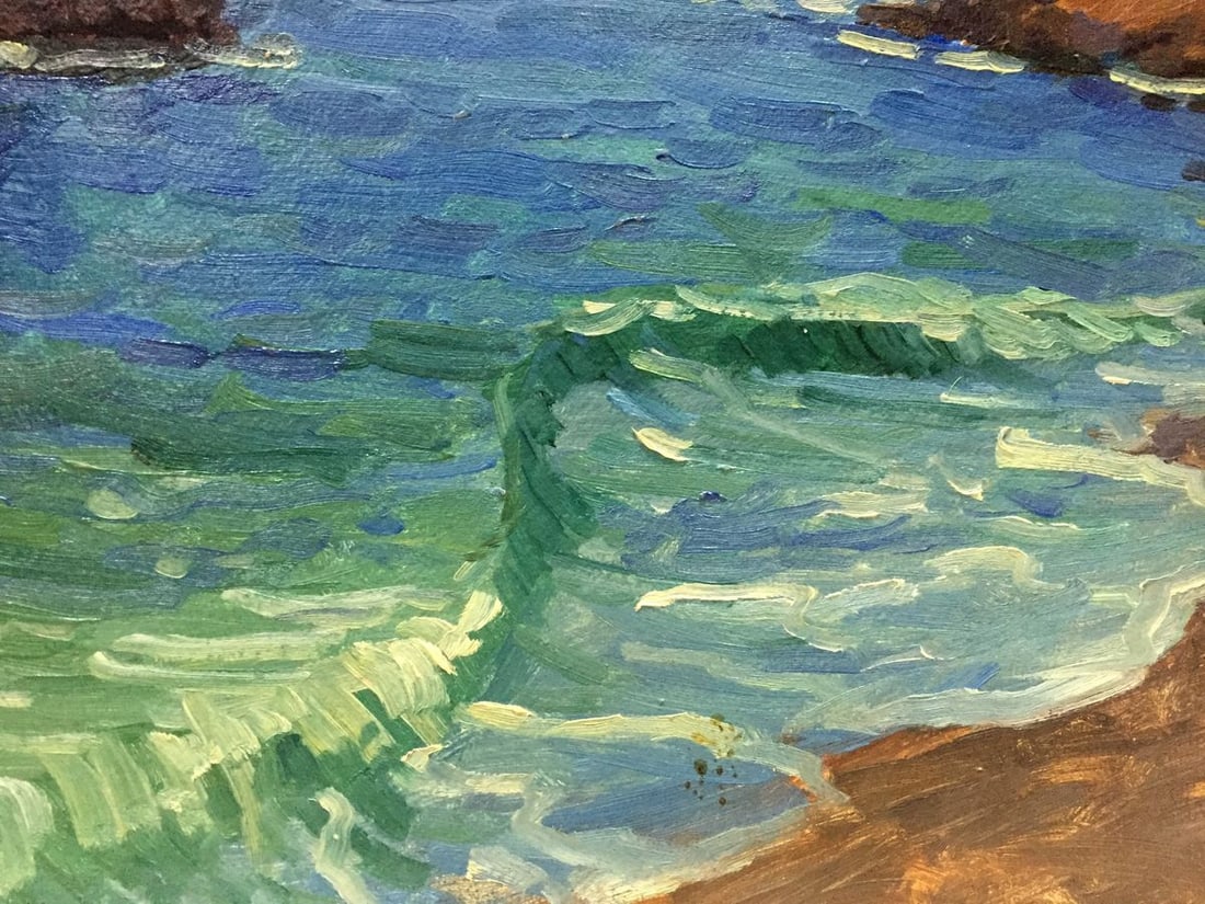 Oil painting Calm sea - 6