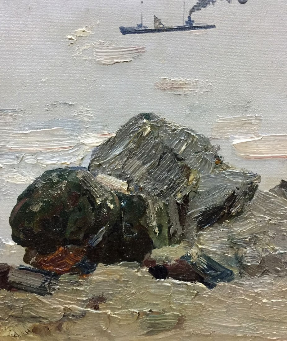 Oil painting Seascape Peter Kuzmich Stolyarenko - 3