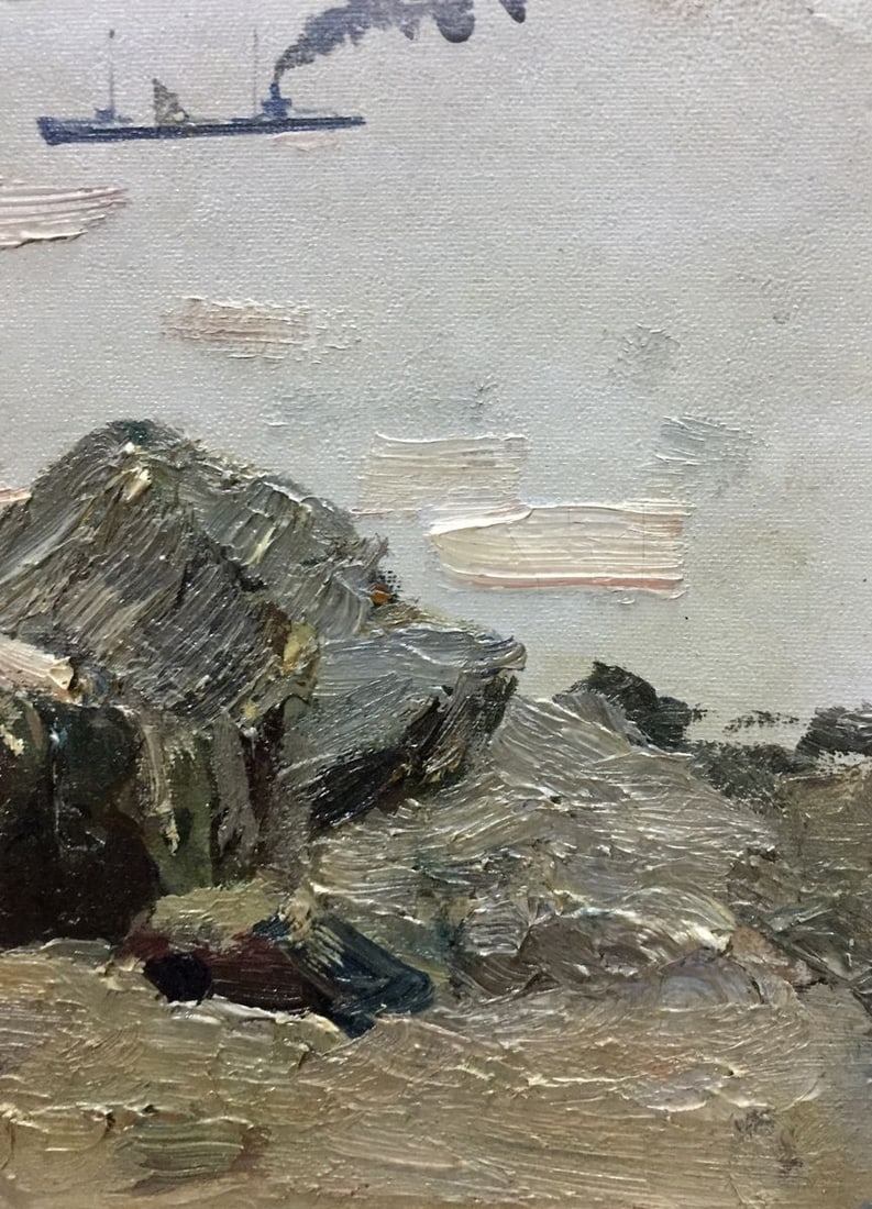 Oil painting Seascape Peter Kuzmich Stolyarenko - 4