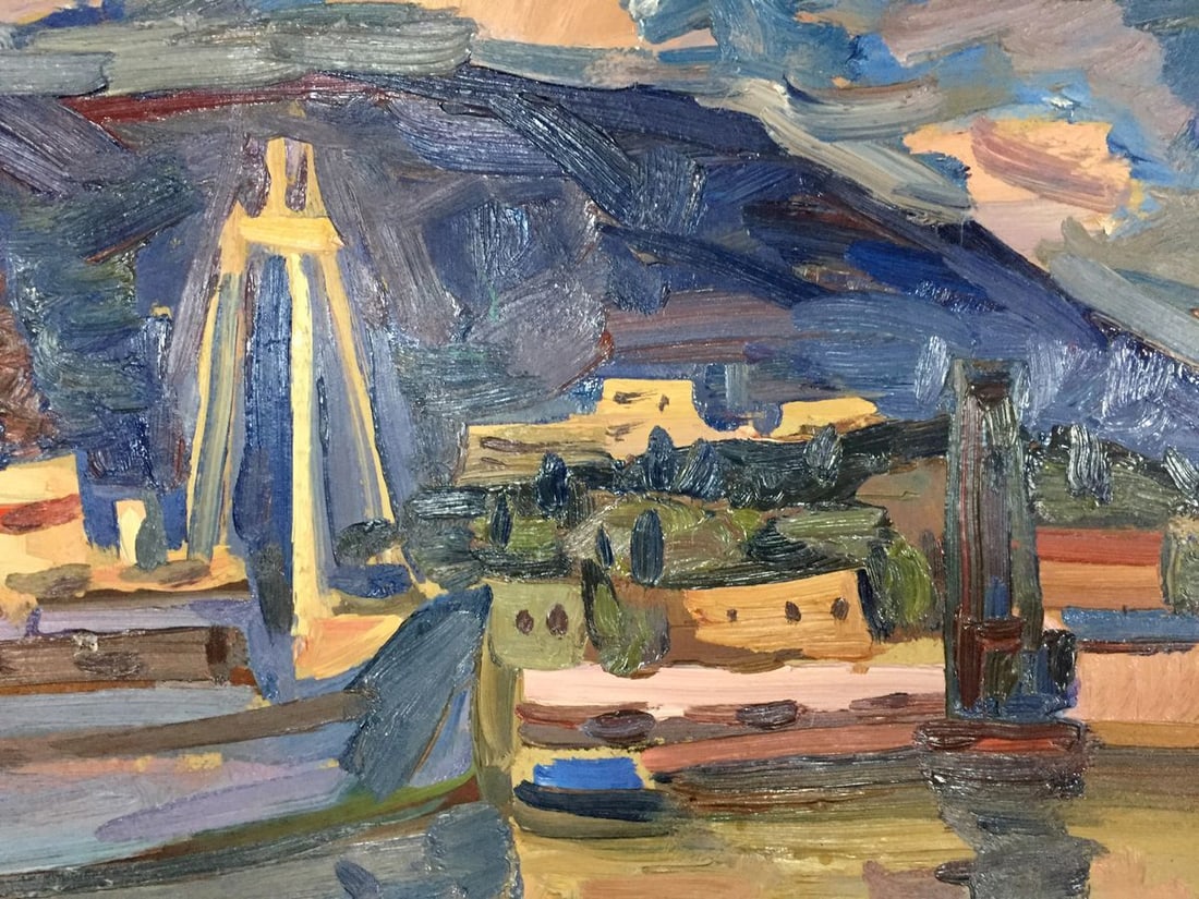 Oil painting In the port Karelin Vyacheslav Dmitrievich - 3