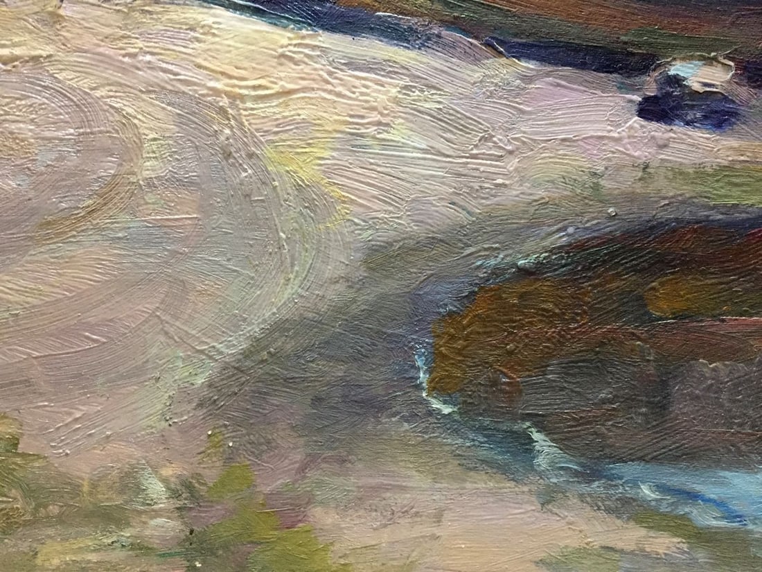 Oil painting Fishing boats Bozhenko Vasily Artemievich - 6