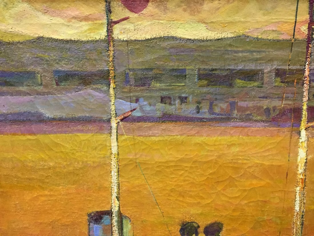 Oil painting At the docks Prokhorov Konstantin Alexandrovich - 2