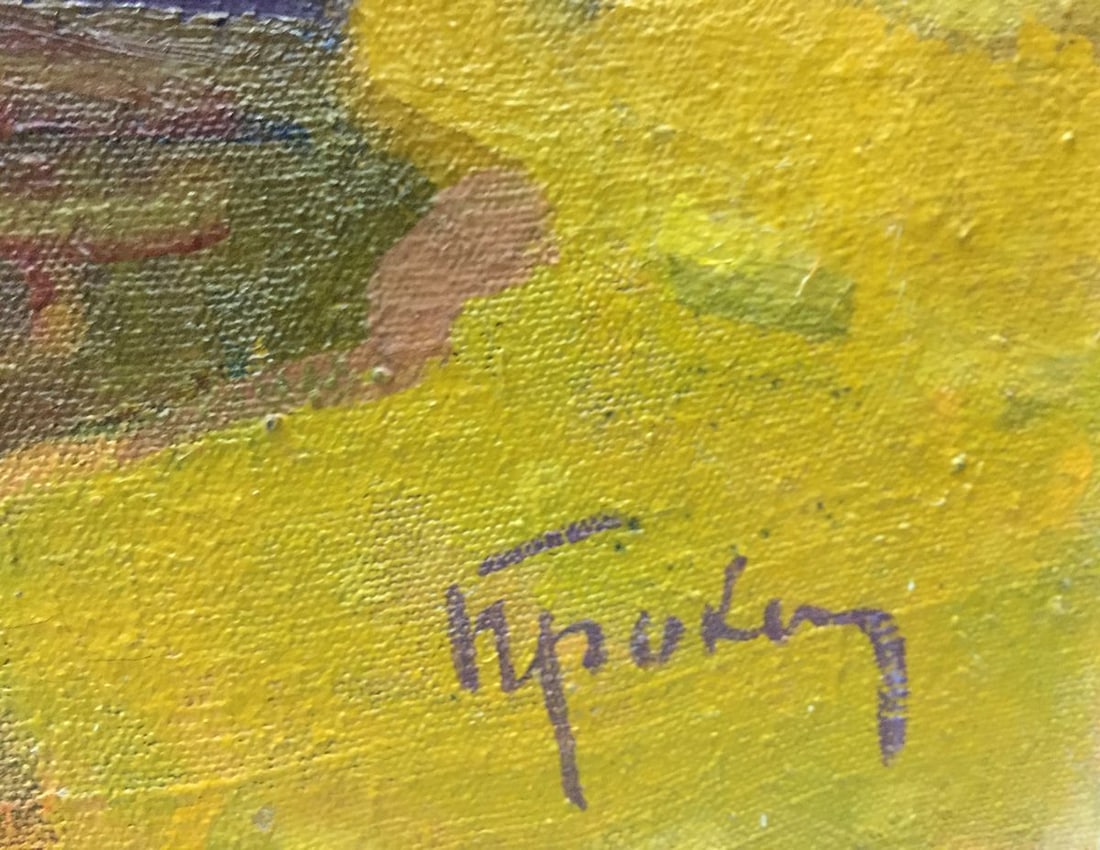 Oil painting At the docks Prokhorov Konstantin Alexandrovich - 9