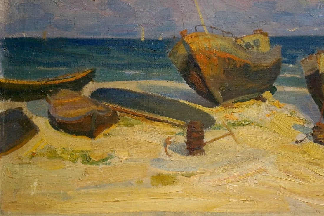 Oil painting Evening at sea Natalya Vladimirovna Yuzefovich - 2