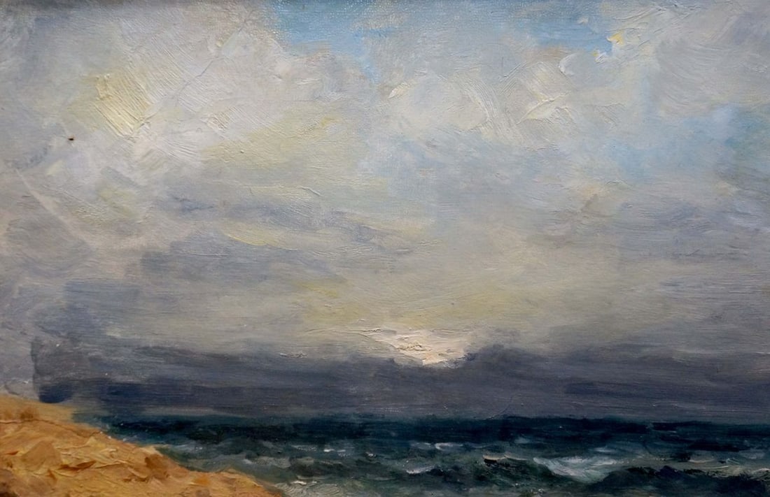 Oil painting Sea waves Sokolov Evgeny Mikhailovich - 4