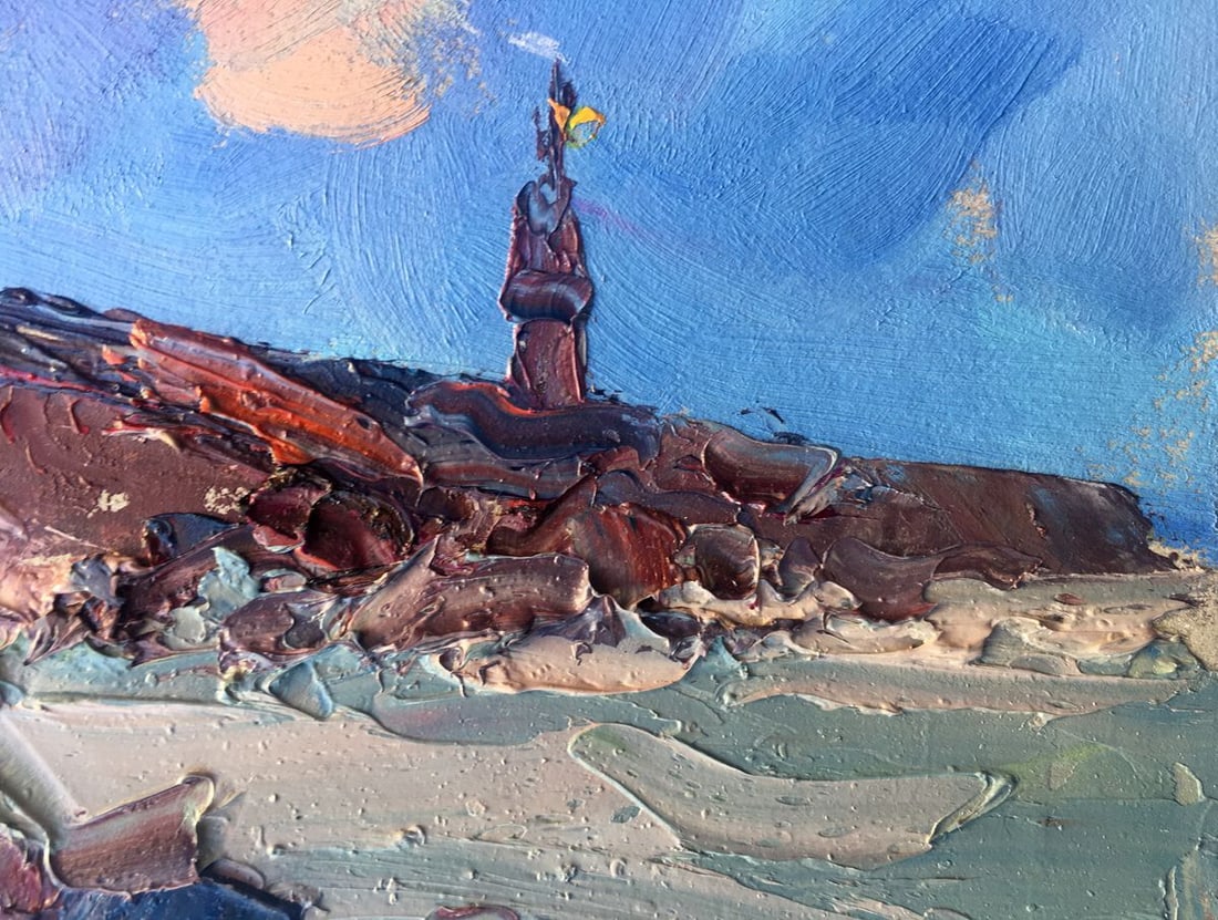 Oil painting Near the lighthouse Alexander Nikolaevich Cherednichenko - 13