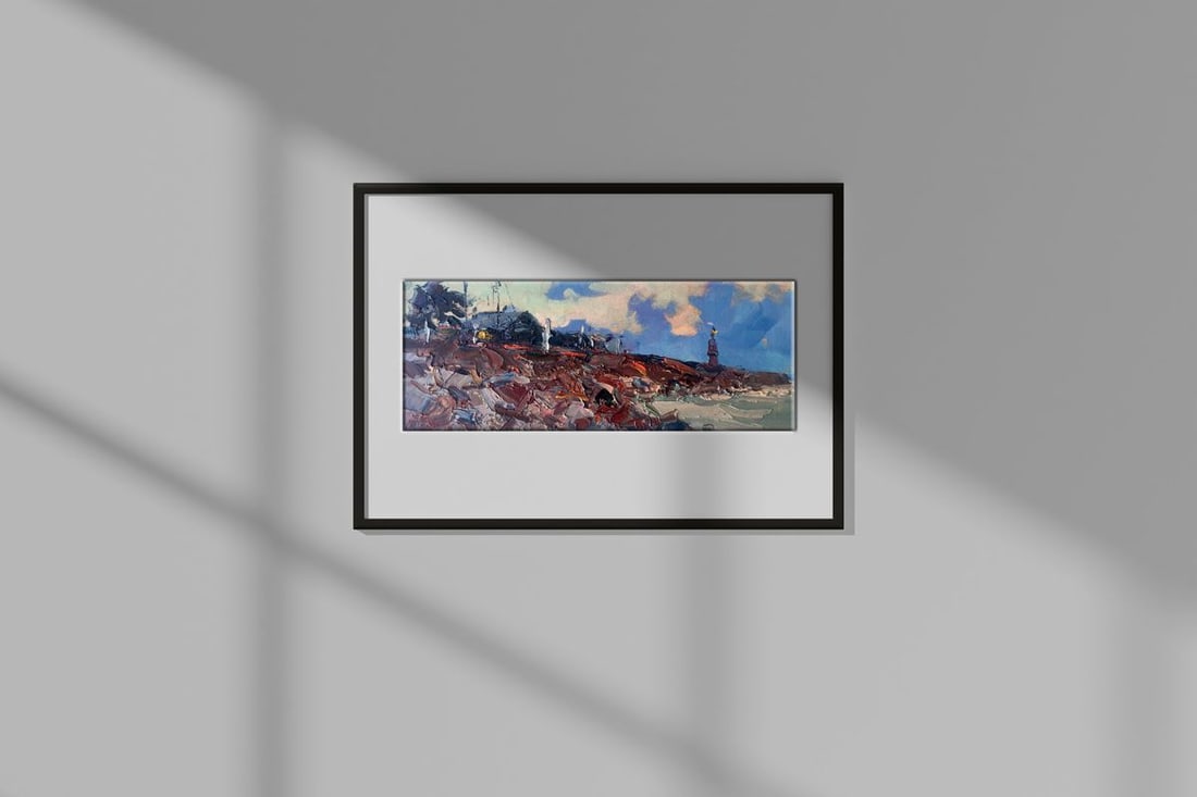 Oil painting Near the lighthouse Alexander Nikolaevich Cherednichenko - 3