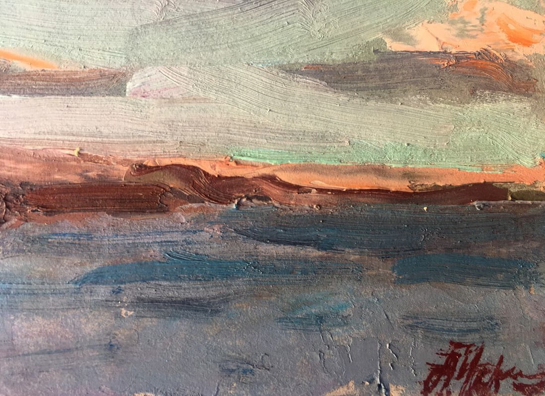 Oil painting House near the sea Alexander Nikolaevich Cherednichenko - 11