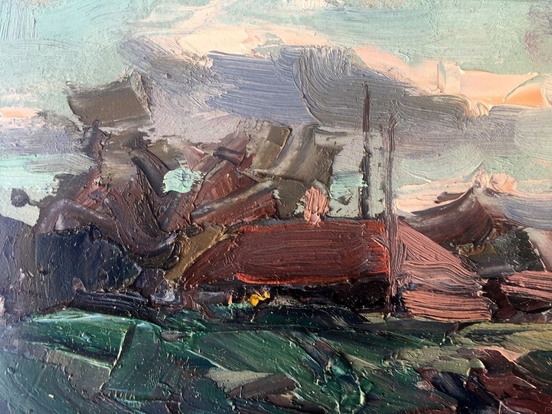 Oil painting House near the sea Alexander Nikolaevich Cherednichenko - 4