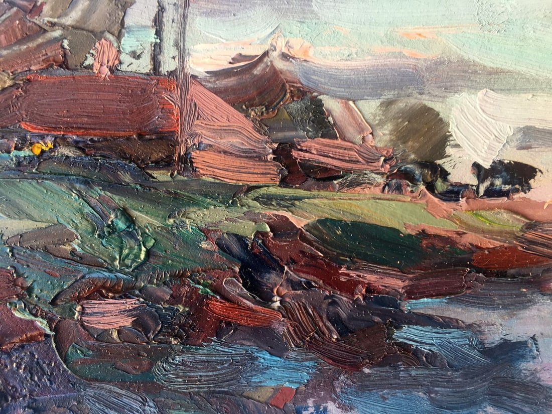 Oil painting House near the sea Alexander Nikolaevich Cherednichenko - 8