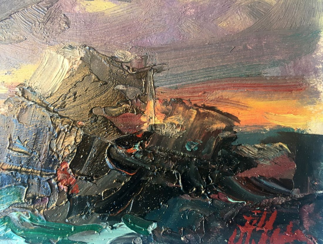 Oil painting Storm for the night Alexander Nikolaevich Cherednichenko - 10