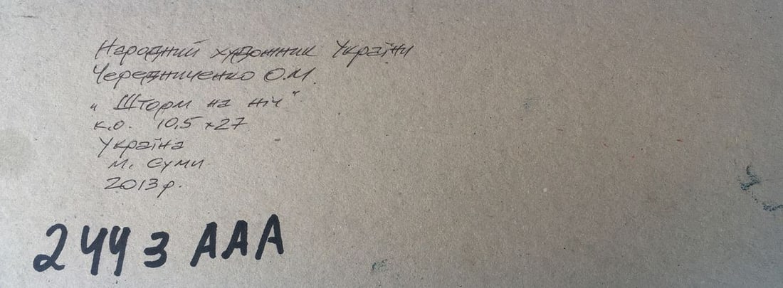 Oil painting Storm for the night Alexander Nikolaevich Cherednichenko - 11