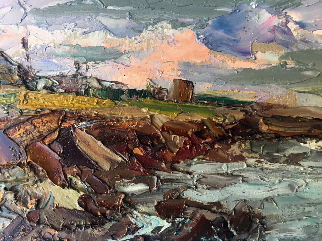 Oil painting It's getting dark Alexander Nikolaevich Cherednichenko - 11