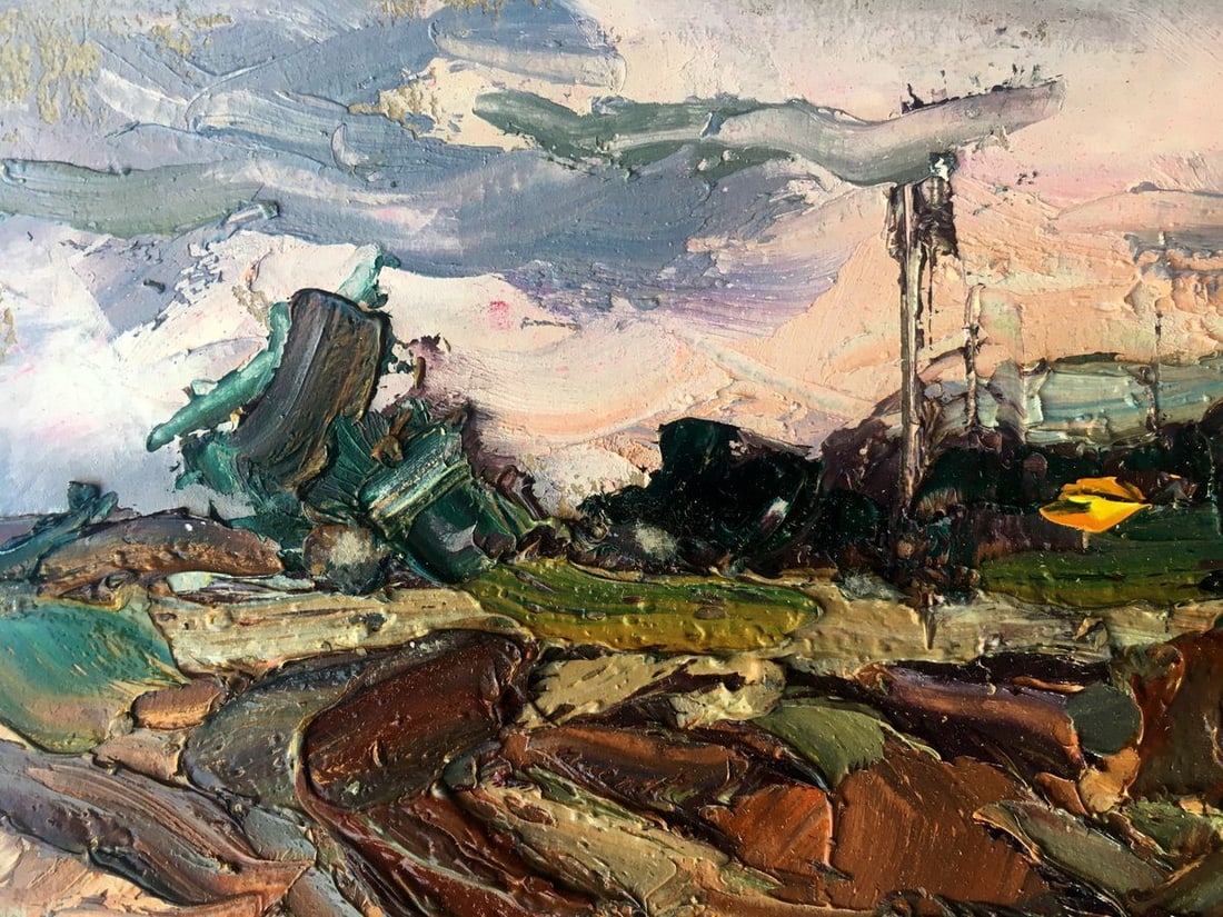 Oil painting It's getting dark Alexander Nikolaevich Cherednichenko - 2