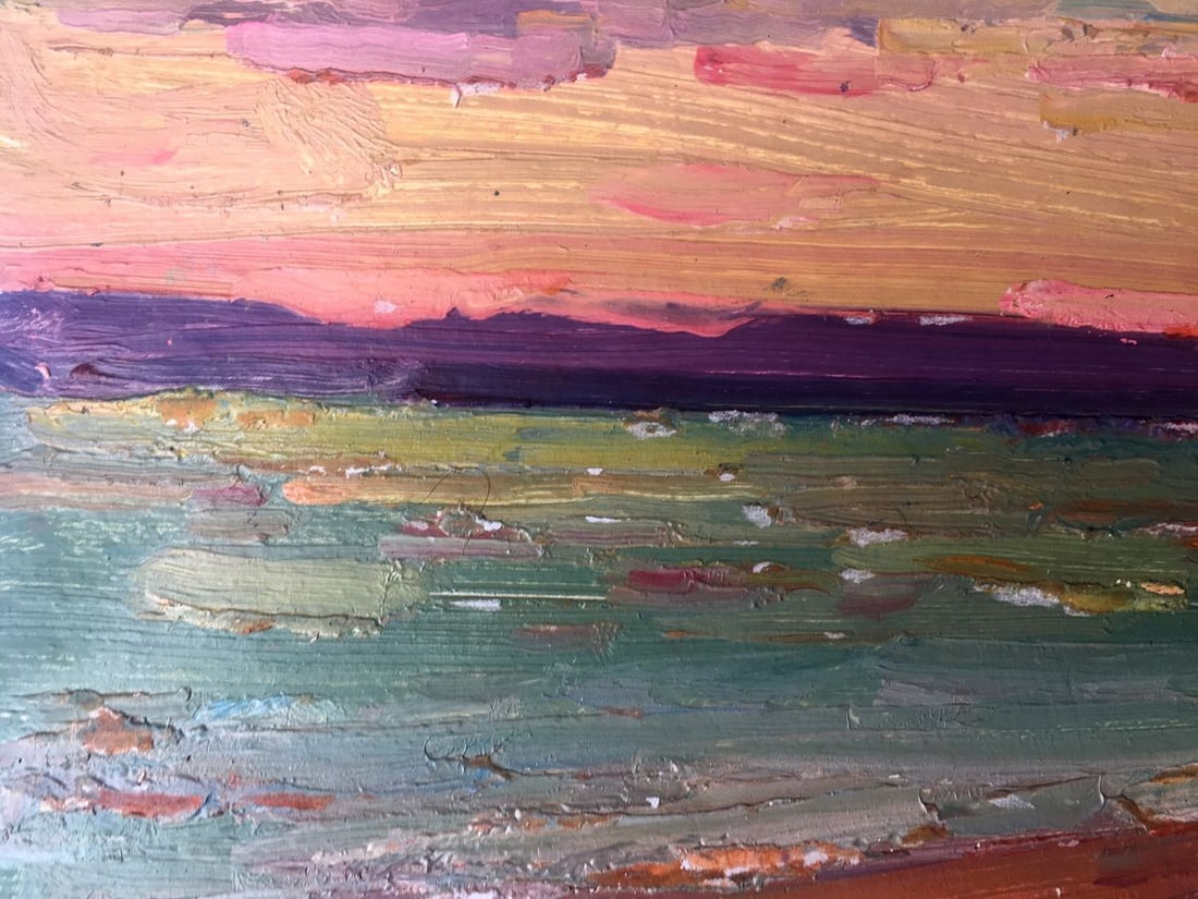 Oil painting Sunset Peter Tovpev - 5
