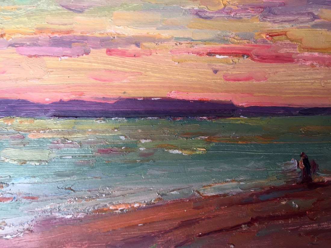 Oil painting Sunset Peter Tovpev - 7