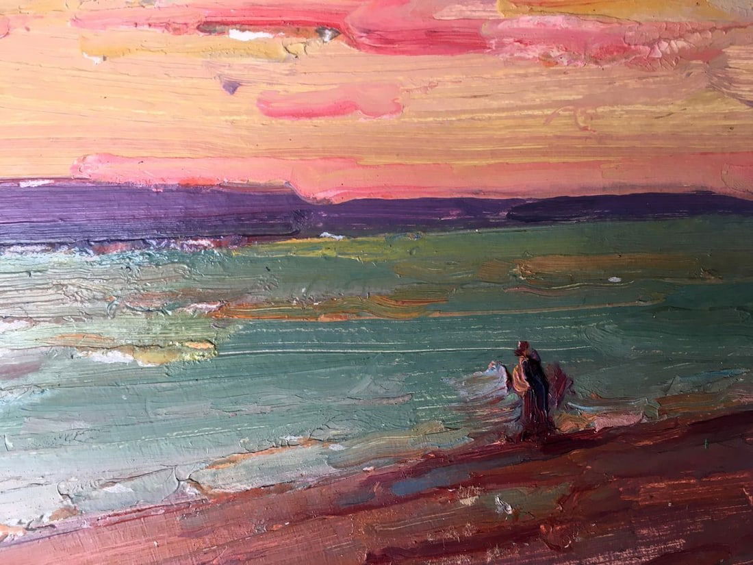 Oil painting Sunset Peter Tovpev - 8