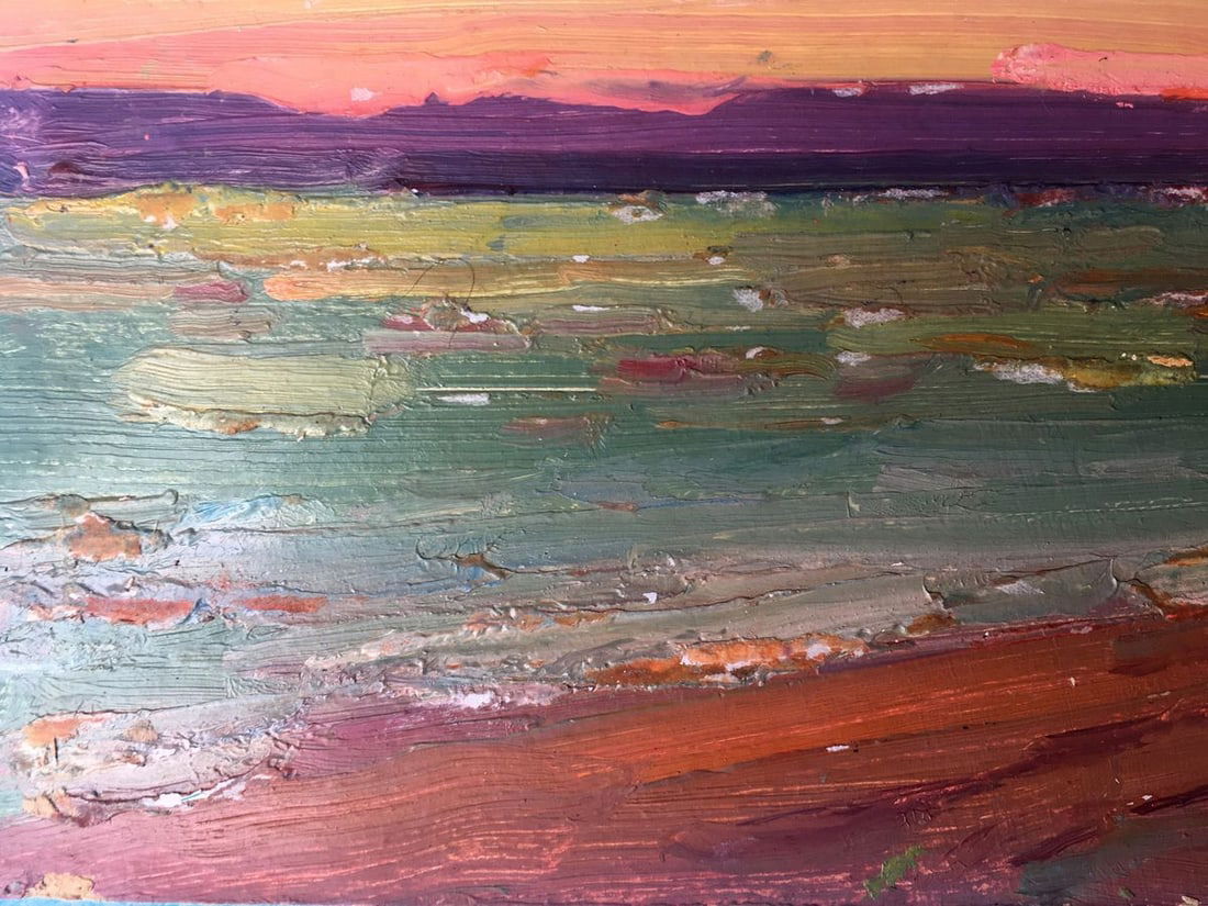 Oil painting Sunset Peter Tovpev - 9