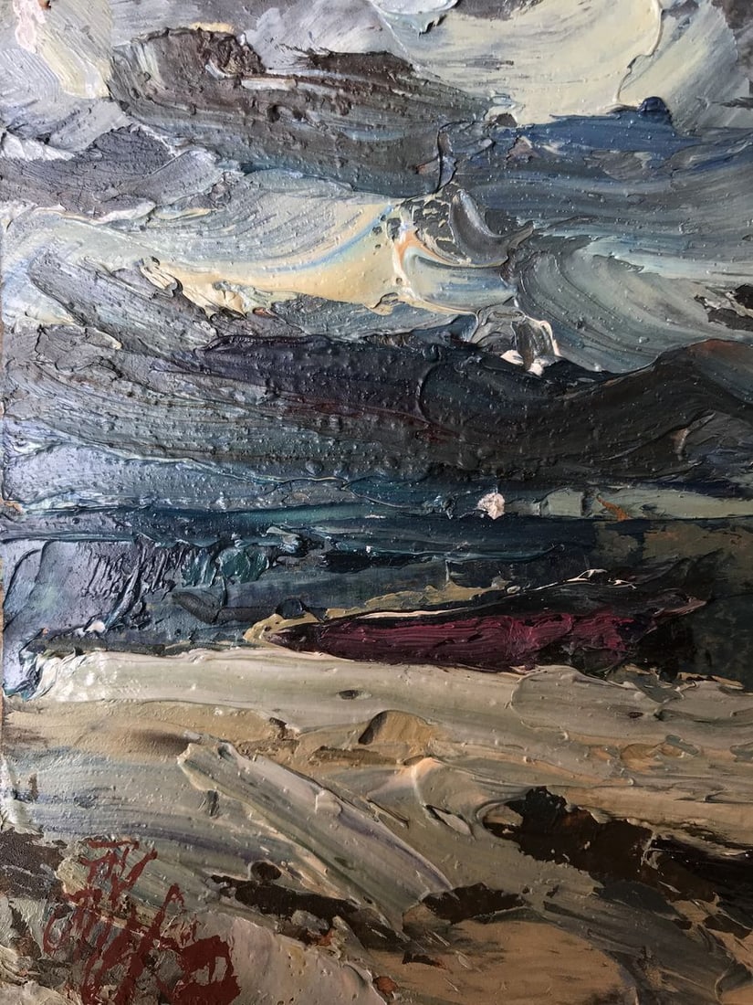 Oil painting The storm is starting Alexander Nikolaevich Cherednichenko - 4