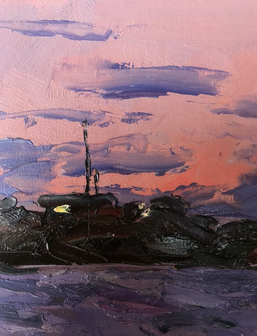 Oil painting Sunset at sea Alexander Nikolaevich Cherednichenko - 4